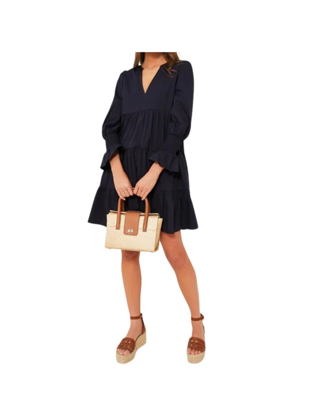 Pomander Place Navy Kenzo Mini Dress Size Small